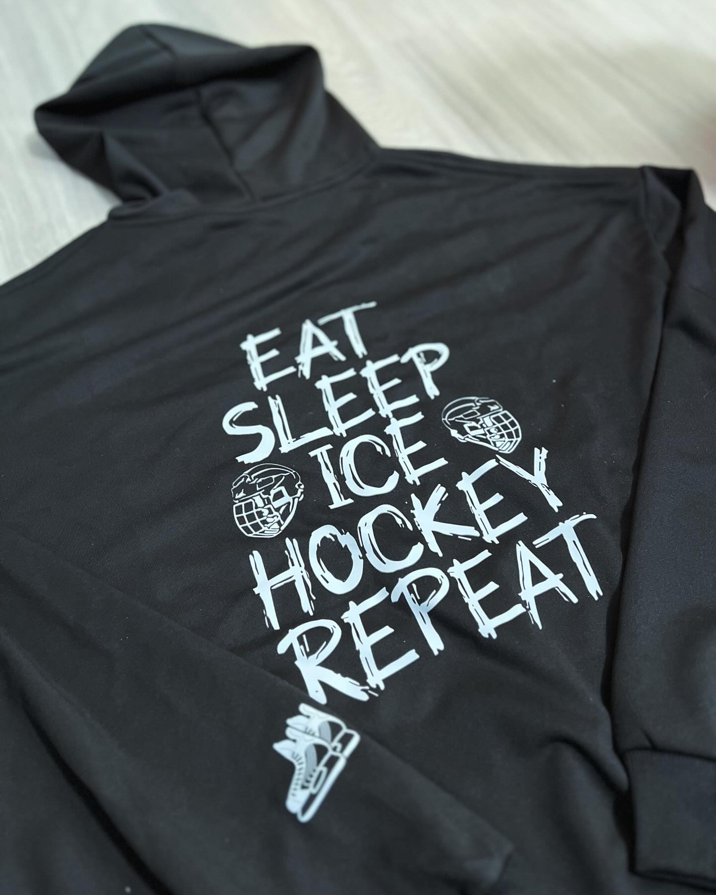 Eat Sleep Ice Hockey Repeat club hoodie
